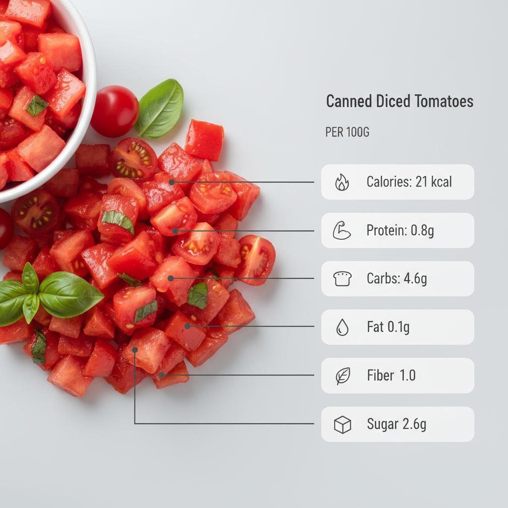 Canned Diced Tomatoes Glycemic Index & Diabetes Safety | Acara Plate